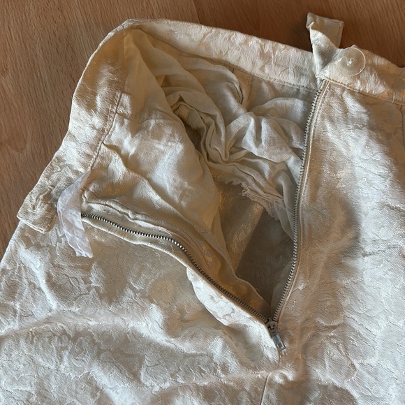 Vintage Windsor Dress cream suit skirt set XS - as is - Picture 7 of 12